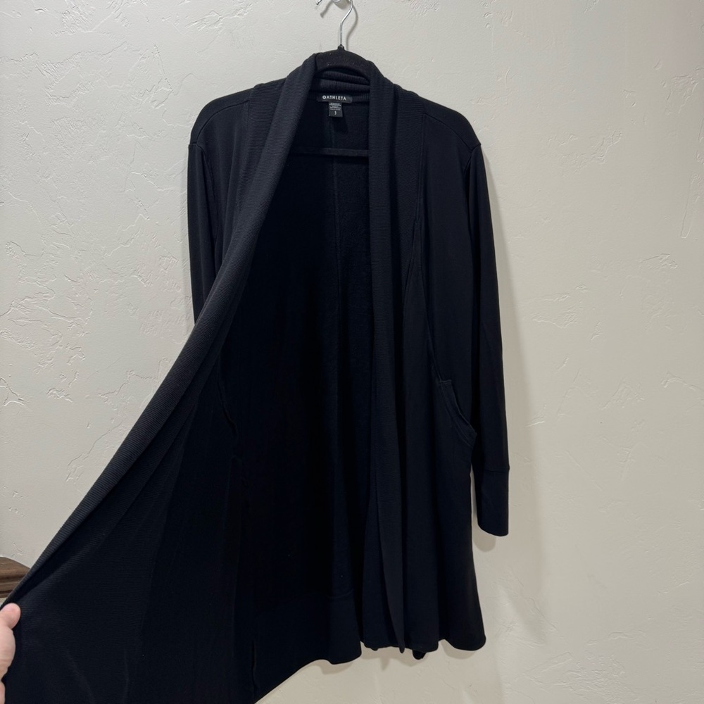 Athleta Pranayama Long Wrap Black Women's Small - Picture 6 of 12